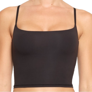 Skims Fits Everybody CROPPED CAMI in Black Onyx Size Large